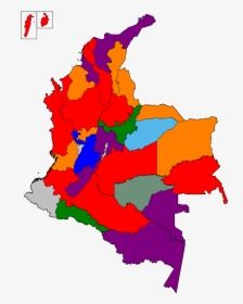 Elecciones Presidenciales De Colombia 2018 Mapa, HD Png Download, Transparent PNG