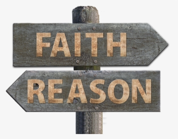 Faith, Reason, Directory, Away, Direction, Science - Sign, HD Png Download, Transparent PNG