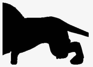 Lion Clipart Silhouette - Cat Jumps, HD Png Download, Transparent PNG