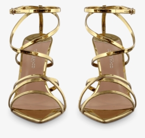 Marcy Gold Shine Front - Sandal, HD Png Download, Transparent PNG