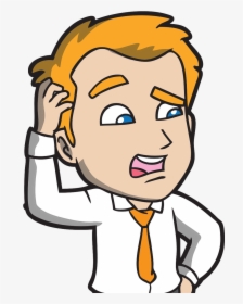 Scratching Head Images Cartoon, HD Png Download, Transparent PNG