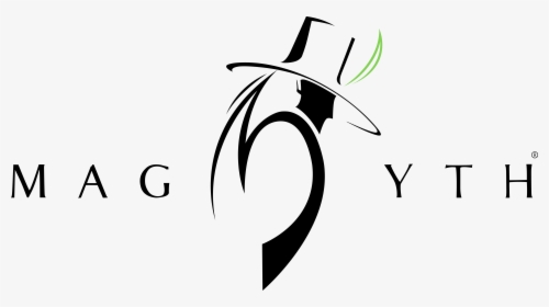 Magmyth Logo Final Black Png - Calligraphy, Transparent Png, Transparent PNG