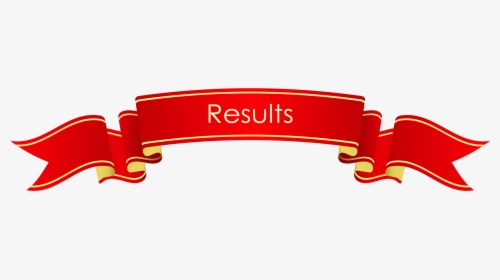 Result - Ribbon Scroll Red Banner, HD Png Download, Transparent PNG