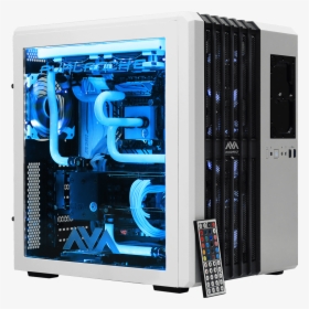 Computer System Cooling Parts - Gaming Pc With Liquid Cooling, HD Png Download, Transparent PNG
