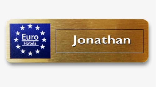 Euro Hotel Name Badge By Fattorini - Hotel Badges, HD Png Download, Transparent PNG