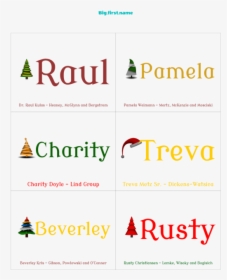 Nametag Name Badge Design Christmas Dinner - Graphic Design, HD Png Download, Transparent PNG
