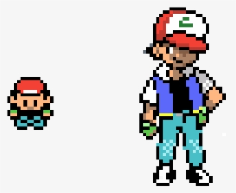 Pixel Pokemon Trainer Blue, HD Png Download, Transparent PNG