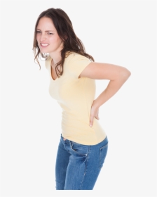 Pain In Women Png Clipart - Woman Back Pain Png, Transparent Png, Transparent PNG