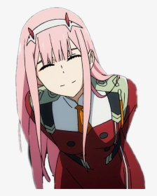 #zerotwo #anime #darlinginthefranxx #animegirl #smile - Darling In The Franxx 002, HD Png Download, Transparent PNG