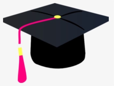 Graduation Clipart Pink - Graduation Cap With Purple Tassel, HD Png Download, Transparent PNG