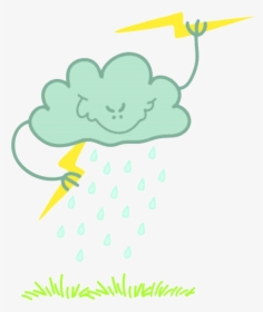 Lightning Thunderstorm Cloud - Illustration, HD Png Download, Transparent PNG
