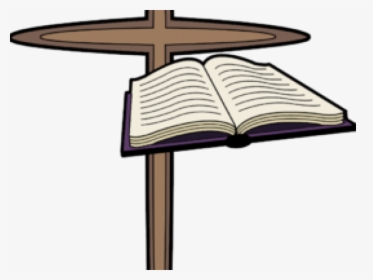Bible And Cross Clipart - Bible Clip Art, HD Png Download, Transparent PNG