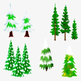 Christmas Pine, Snow Trees, Trees, Christmas, Snow - Pino Con Nieve Png, Transparent Png, Transparent PNG