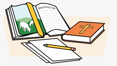 Clipart Reading Bible - Children Bible, HD Png Download, Transparent PNG