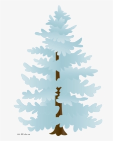 Clipart Snow Tree - Snow Covered Trees Clip Art, HD Png Download, Transparent PNG