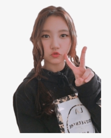 Pristin Sungyeon Peace Sign - Pristin Sungyeon, HD Png Download, Transparent PNG