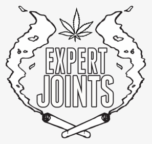 Marijuana Joint Drawing Png , Png Download - Expert Joints Logo Png, Transparent Png, Transparent PNG