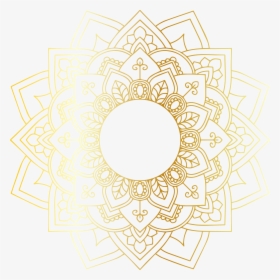 15 Mandala Svg Mandala Vectors Svg Dxf Png Jpg Eps - Gold Png Transparent Line, Png Download, Transparent PNG
