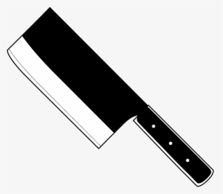 Chef S Knife Kitchen Knives Butter Knife Clip Art - Knife Cartoon Black And  White Png, Transparent Png , Transparent Png Image - PNGitem