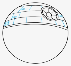 How To Draw Death Star From Star Wars - Circle, HD Png Download, Transparent PNG