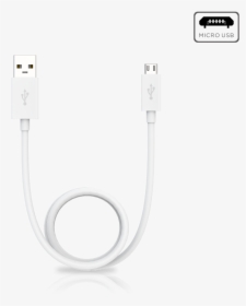 Motorola Data/charging Cable Usb A To Micro Usb White - Usb Cable, HD Png Download, Transparent PNG