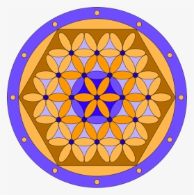 Mandala Vector Illustration - Circle, HD Png Download, Transparent PNG