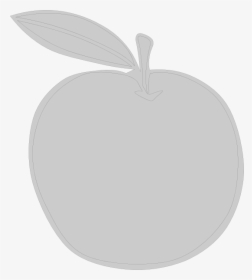 Gray Apple Svg Clip Arts - Gray Apple, HD Png Download, Transparent PNG