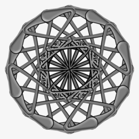Round Silver Mandala - Passion Flower Logo, HD Png Download, Transparent PNG