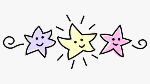 Vector Illustration Of Anthropomorphic Happy Stars - Cartoon, HD Png Download, Transparent PNG