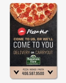 Pizza Hut Visiting Card, HD Png Download, Transparent PNG