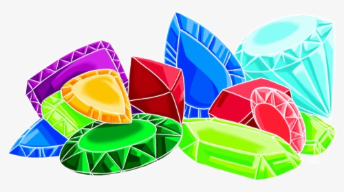 Gemstone Clipart Colorful Gem - Gems Clipart, HD Png Download, Transparent PNG