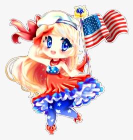Happy Of July - Anime 4th Of July, HD Png Download, Transparent PNG