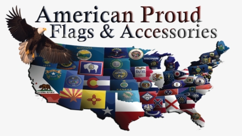 Transparent American Flag Eagle Png - United States, Png Download, Transparent PNG