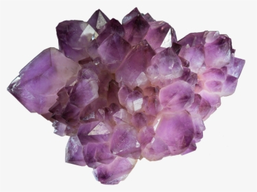 A Cutout Image Of A Purple Mineral - Amethyst, HD Png Download, Transparent PNG