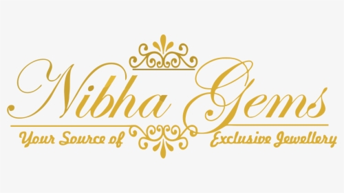 Nibha Gems Logo Modified Small - Calligraphy, HD Png Download, Transparent PNG