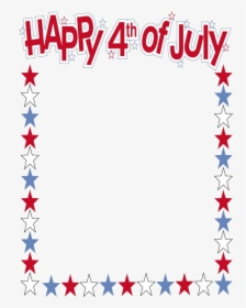 4th Of July Free Fourth Images Clip Art Transparent - Fourth Of July Border Clip Art, HD Png Download, Transparent PNG