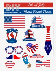 4th Of July Photo Booth Props - 4th Of July Diy Photo Props, HD Png Download, Transparent PNG