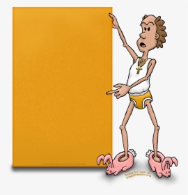 Standing Guy Tall Poster Copy - Cartoon, HD Png Download, Transparent PNG
