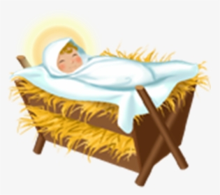 4th Grade Christmas Vocabulary - Baby Jesus In A Manager, HD Png Download, Transparent PNG