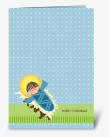 Baby Jesus Is Born Greeting Card - Illustration, HD Png Download, Transparent PNG