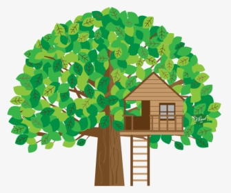 Treehouse Clipart, HD Png Download, Transparent PNG