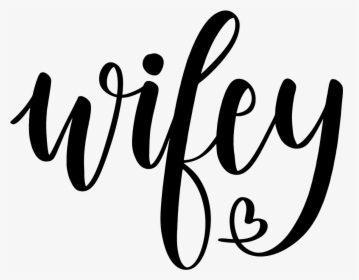 Silhouette Design Store - Wifey Stickers, HD Png Download, Transparent PNG