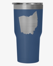 Ohio State Shape Outline White 30 Ounce Vacuum Tumbler - Active Tank, HD Png Download, Transparent PNG