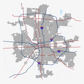 Columbus Map Center - Columbus City Map, HD Png Download, Transparent PNG