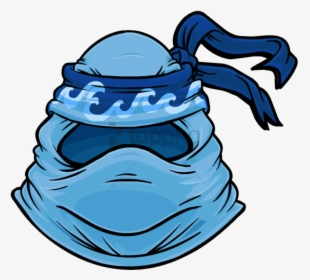Torrent Mask Icon - Club Penguin Water Ninja Mask, HD Png Download, Transparent PNG