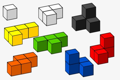 3d Tetris Blocks, HD Png Download, Transparent PNG