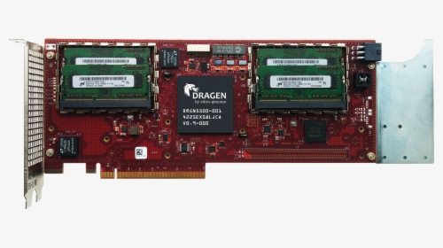 Dragen Board With Chip And Memory - Video Card, HD Png Download, Transparent PNG