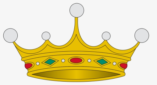 Corona De Rey Png - Crown Of A Count, Transparent Png, Transparent PNG