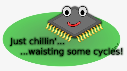 Cpu Chip Clip Arts - Cartoon, HD Png Download, Transparent PNG