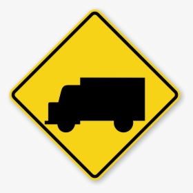 Blank Road Signs Png - Truck Road Sign Meaning, Transparent Png, Transparent PNG